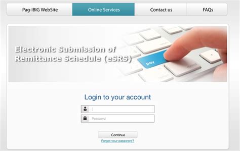 esrs log in
